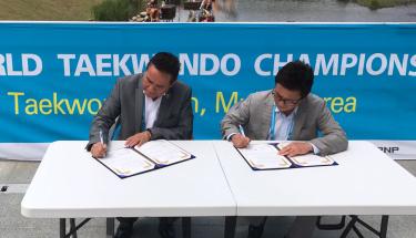 La FMTKD realizó importante convenio con la Universidad Woosuk
