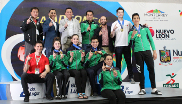 LLuvia de medallas para las selecciones nacionales en el México Open