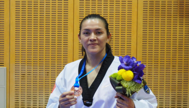 María Espinoza se colgó el bronce en el Grand Prix de Chiba