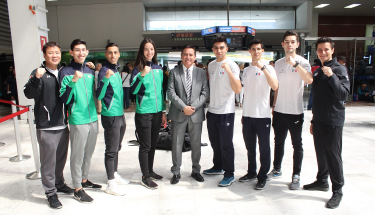 La selección nacional partió a Roma para competir en el Grand Prix