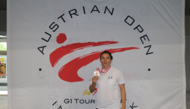 María Espinoza se colgó la plata en el Abierto de Austria